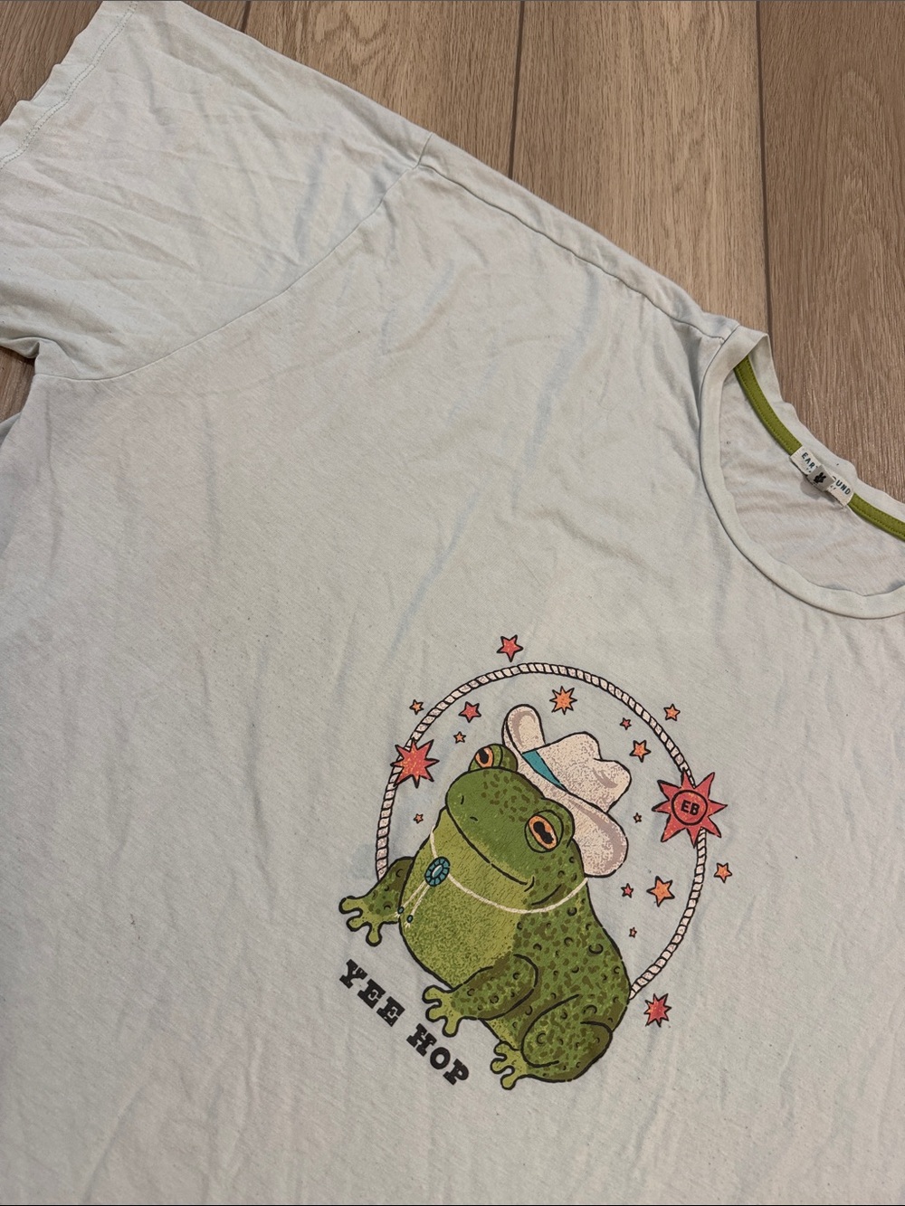 Earthbound Trading Co Western Frog Graphic Shirt Sz XXL Yee Hop